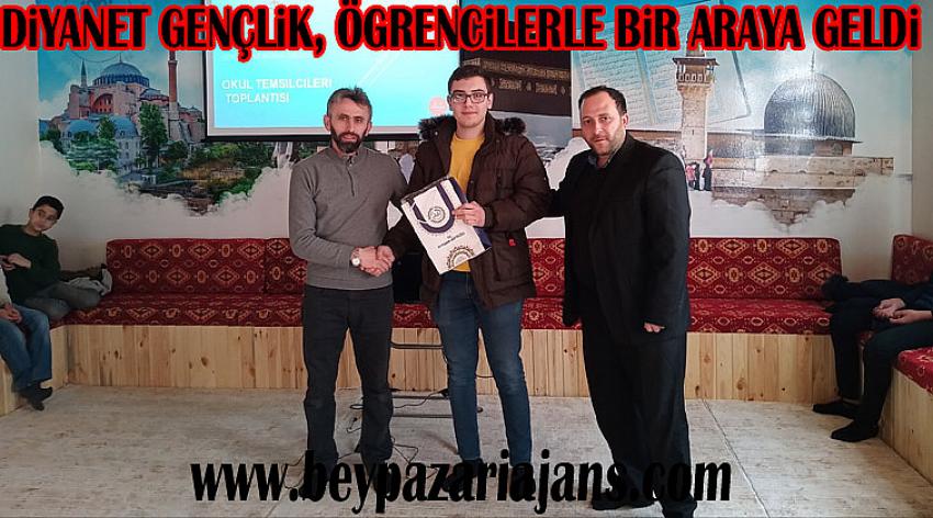 Beypazarı Diyanet Gençlik; Okul Temsilcileriyle buluştu: