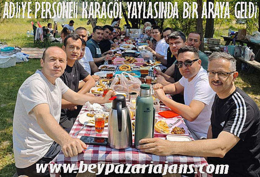 Beypazarı Adliye personeli, Karagöl yaylasında enerji depoladı.