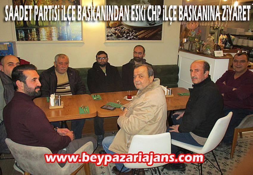 Saadet Partisi İlçe Başkanı ve Yönetim Kurulundan eski CHP İlçe Başkanına ziyaret: