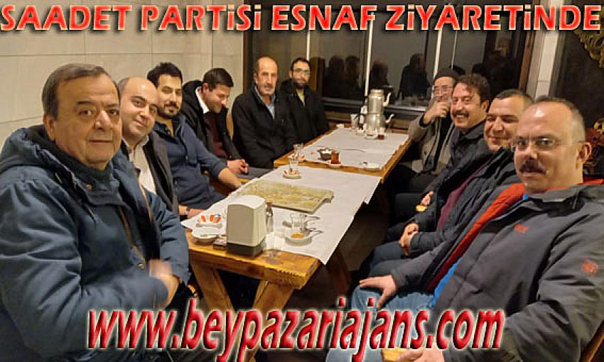 Saadet Partisi İlçe Başkanı Kutlu Çınar, ziyaretlerini sürdürüyor: