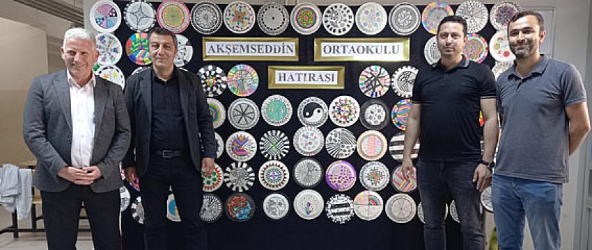 Beypazarı Akşemsettin Ortaokulu Yılsonu sergisi açıldı: