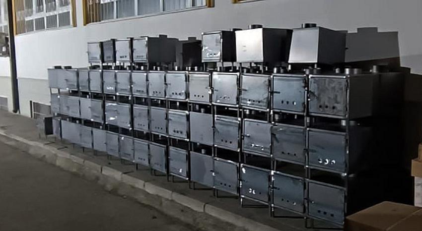 Beypazarı Fatih Mesleki ve Teknik Anadolu Lisesinden depremzedeler için soba üretimi: