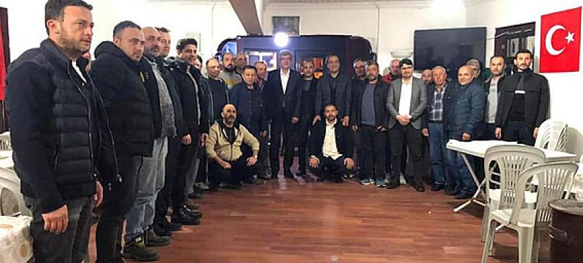 AK Parti İlçe Başkanı M.Gökgöz ve Belediye başkanından Hayırlı olsun ziyareti