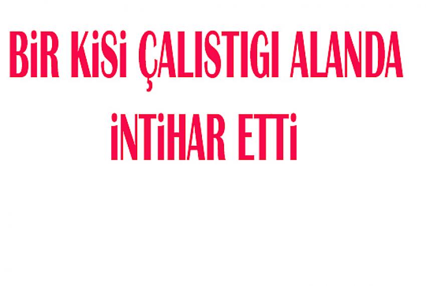 Beypazarı’lı genç, yaşamına son verdi: