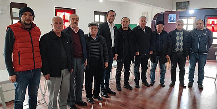 CHP İlçe başkanlığından “Depel Arkası Derneğine” Hayırlı olsun ziyareti: