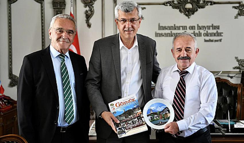 BELEDİYE BAŞKANLARINDAN BELEDİYE BAŞKANINA ZİYARET: