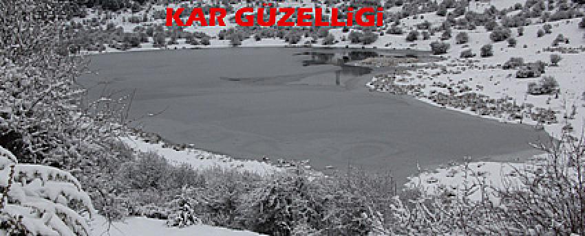 Beypazarı’nın bazı bölgeleri karla kaplandı: