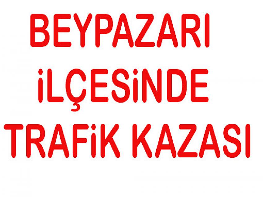 Trafik kazasında yaşlı bayan yaralandı:
