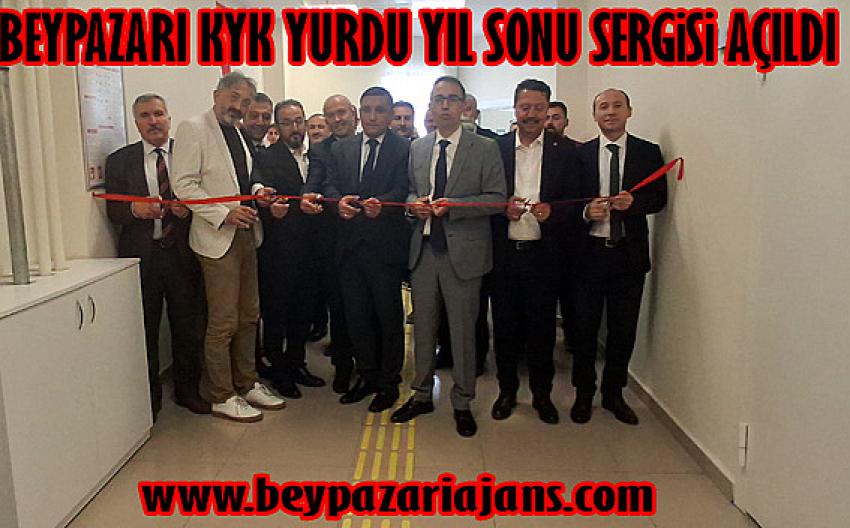 Beypazarı KYK Öğrenci Yurdu Yılsonu sergisi ilgi gördü.