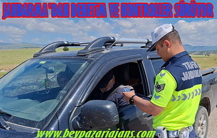 Jandarma Ekipleri Yol denetiminde
