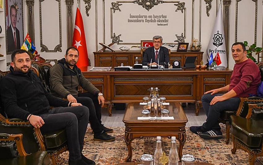 Tes-iş sendikası yetkilileri Belediye başkanlarını ziyaret etti: