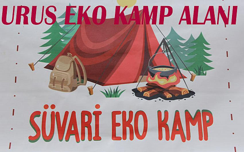Uruş mahallesi Eko kamp alanı doldu: