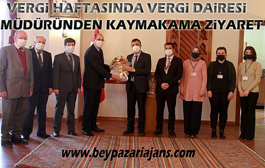 Vergi haftasında Kaymakam Oktay Erdoğan’a ziyaret: