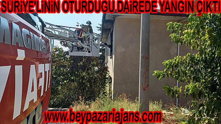 Beypazarı İlçesinde yangın: Apartman katında çıkan yangın korkuttu: